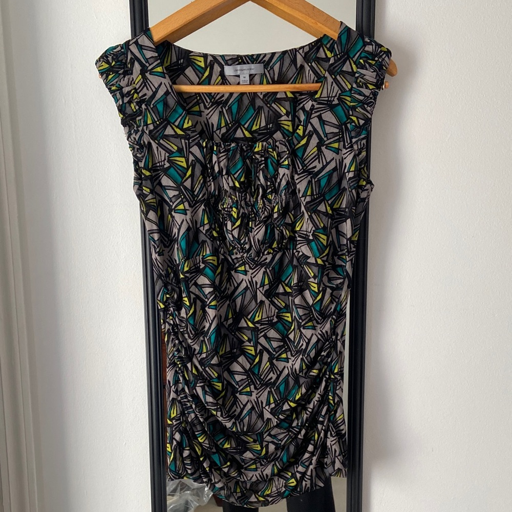 Classiques Entier Multicolor Abstract Sleeveless Blouse